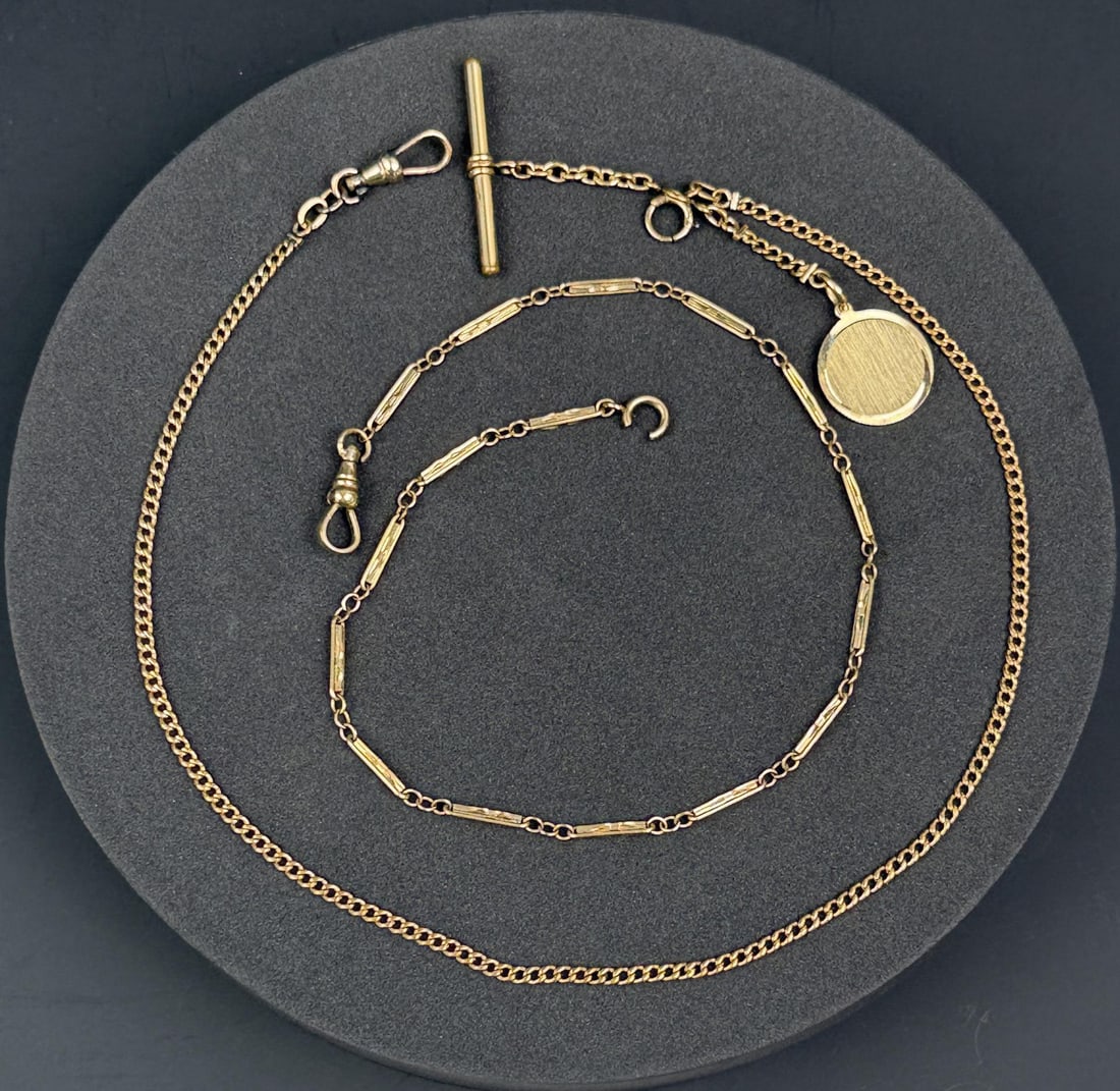 Gold Filled Pocket Watch Fob Chains (1 of 4)