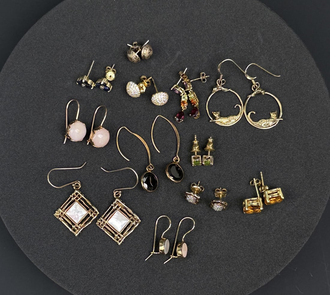 Collection of Sterling Silver Earrings (1 of 7)