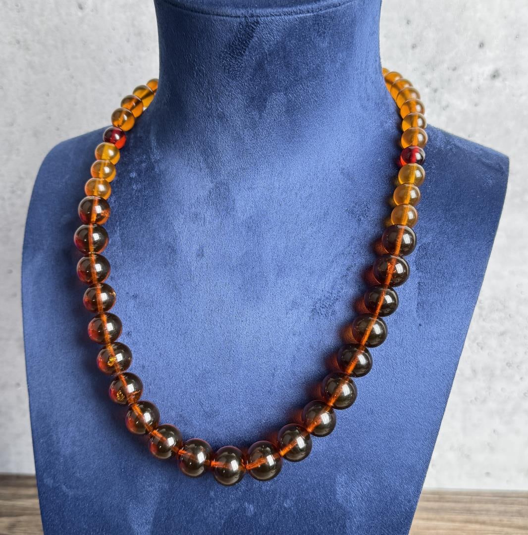 Baltic Amber Bead Necklace (1 of 5)