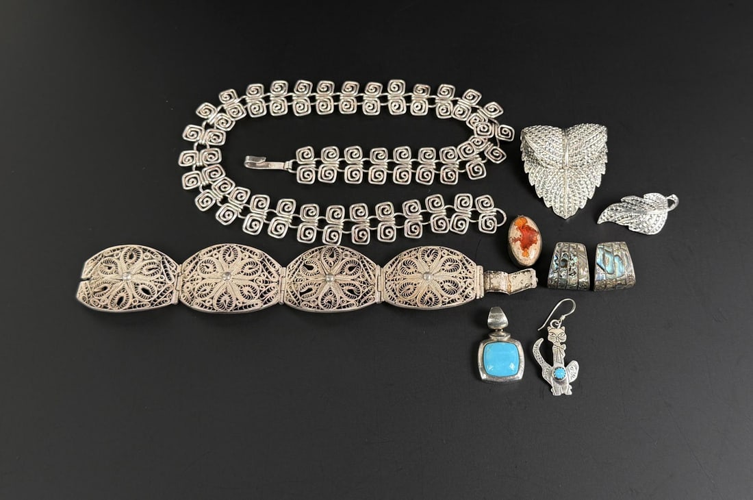 Large group of Sterling Silver Jewelry (1 of 4)