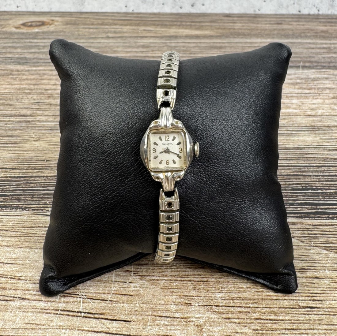 Bulova Ladies Watch: 10k RGP Case. Working.