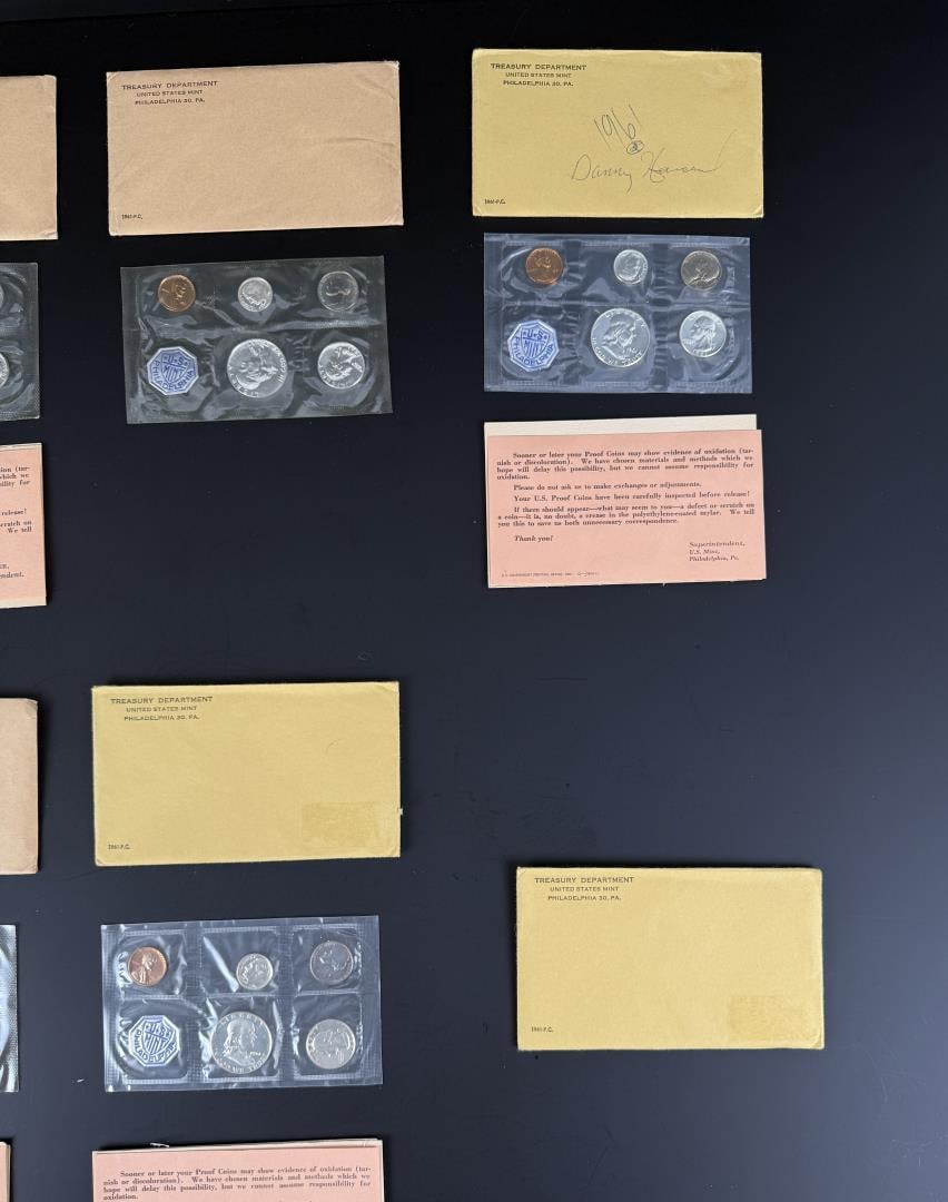 1961 US Mint Silver Proof Sets - 3