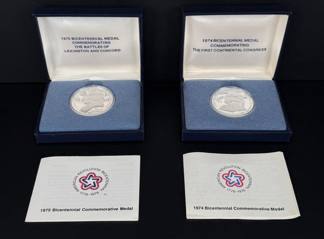 1975 Bicentennial Commemorative Silver Proof Coins (1 of 7)