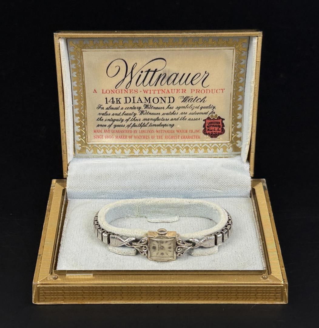 Wittnauer 14k Diamond Ladies Wristwatch (1 of 10)