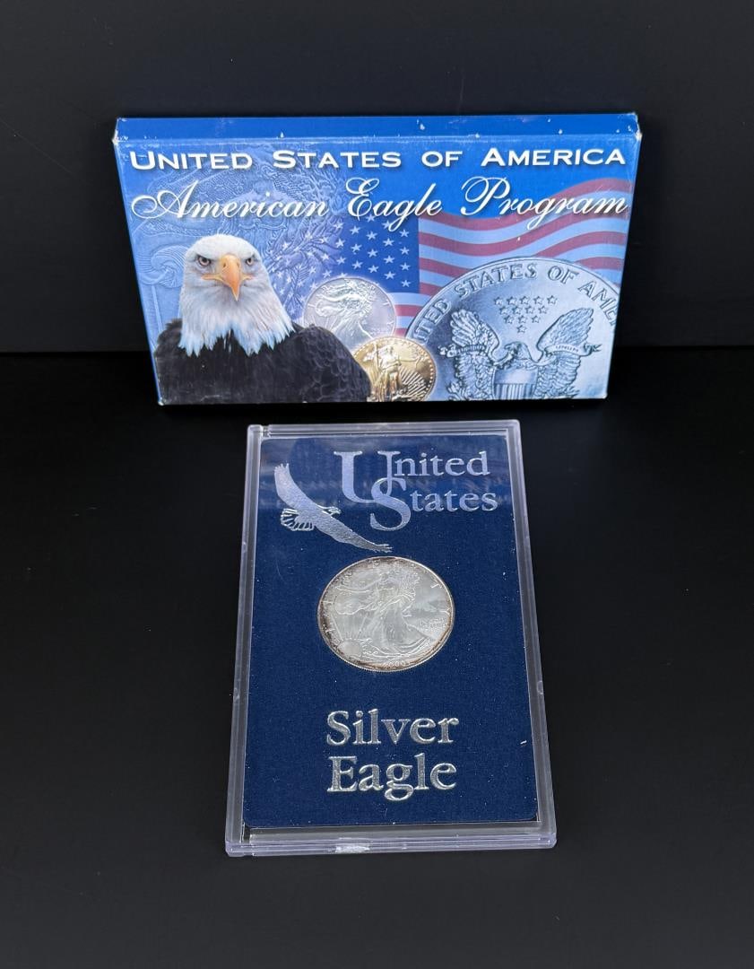 US Mint American Silver Eagle Proof Coin (1 of 5)