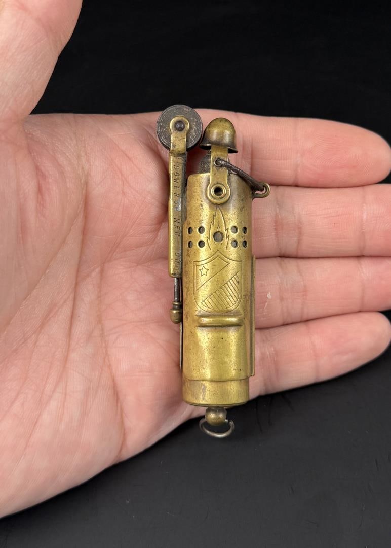 WWI WW1 Bowers Trench Lighter: Nice example.