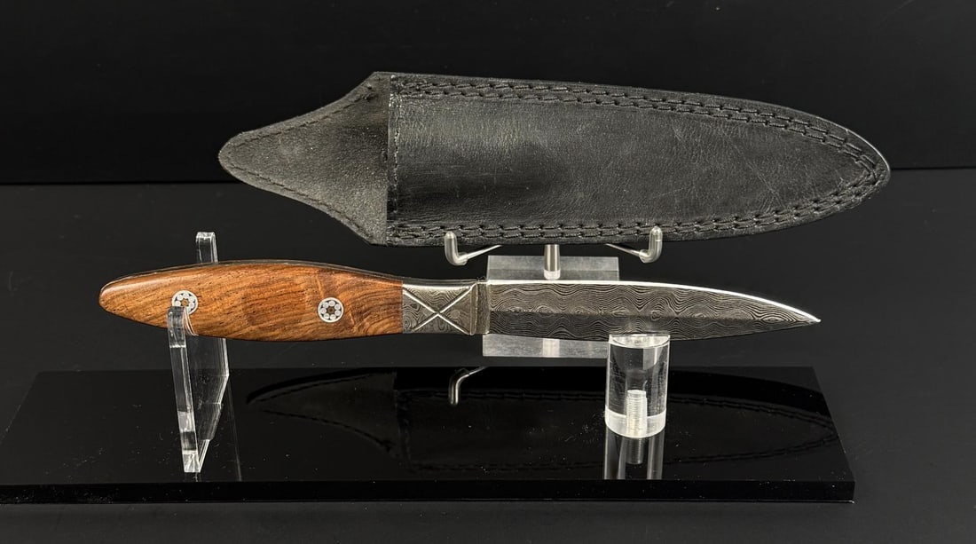 Custom Made Damascus Dagger (1 of 4)