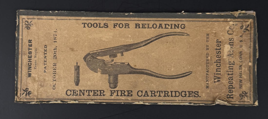 Winchester Model 1894 Reloading Tool Box Lid (1 of 3)