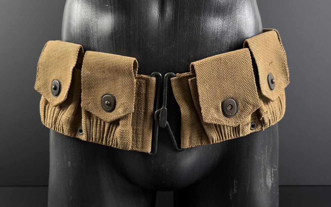 WWI WW1 Mills M1903 Cartridge Belt: Nice example