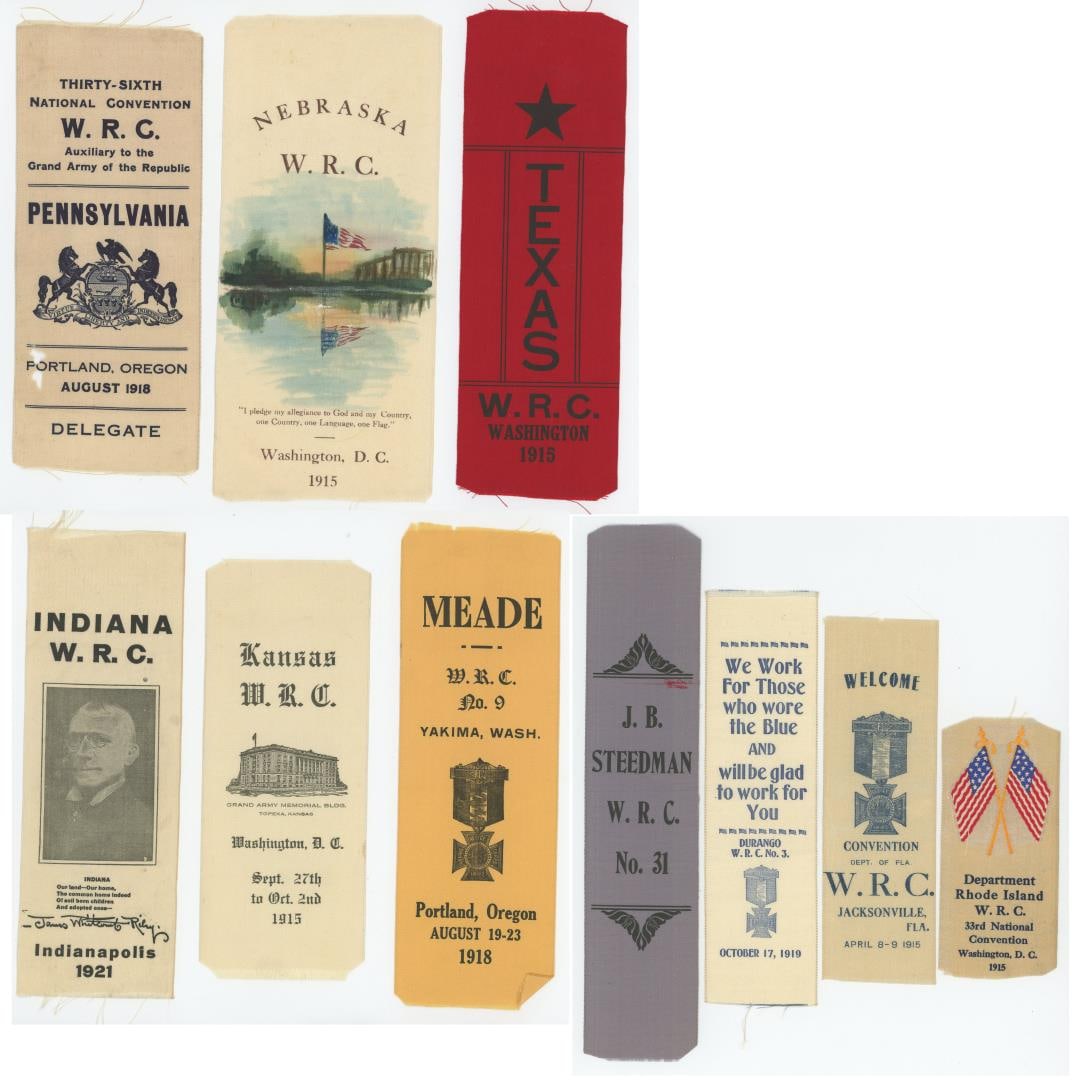 Women's Relief Corps Convention Ribbons (1 of 8)