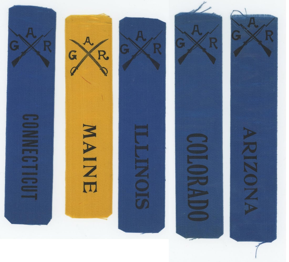 GAR Convention Delegate State Ribbons (1 of 6)
