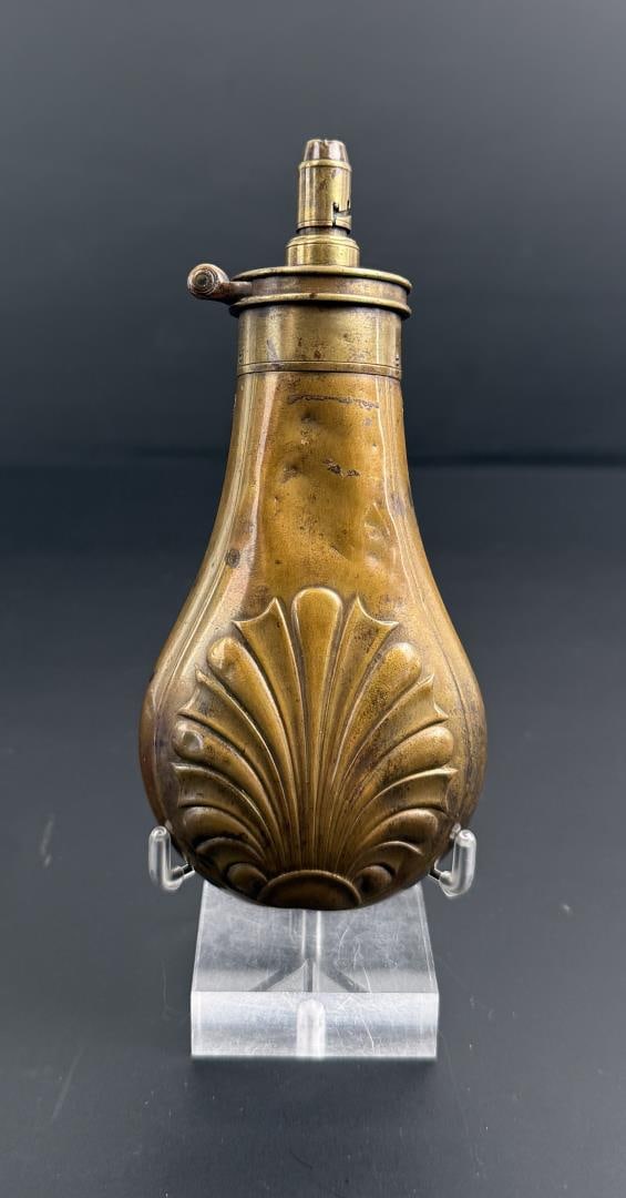 James Dixon & Sons Brass Powder Flask (1 of 8)