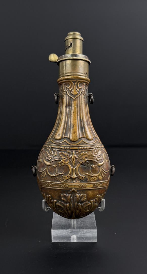 G&JW Hawksley Brass Powder Flask (1 of 7)