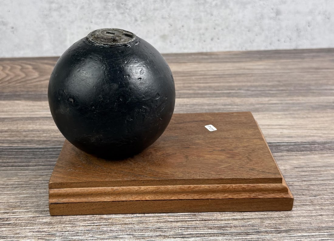 Civil War Confederate Bormann Fused Cannonball (1 of 6)