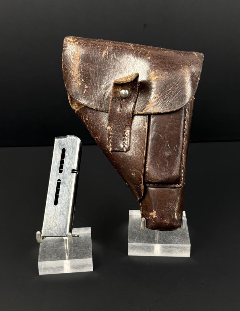 WW2 German PPK Pistol Holster: Comes with Llama XA magazine.