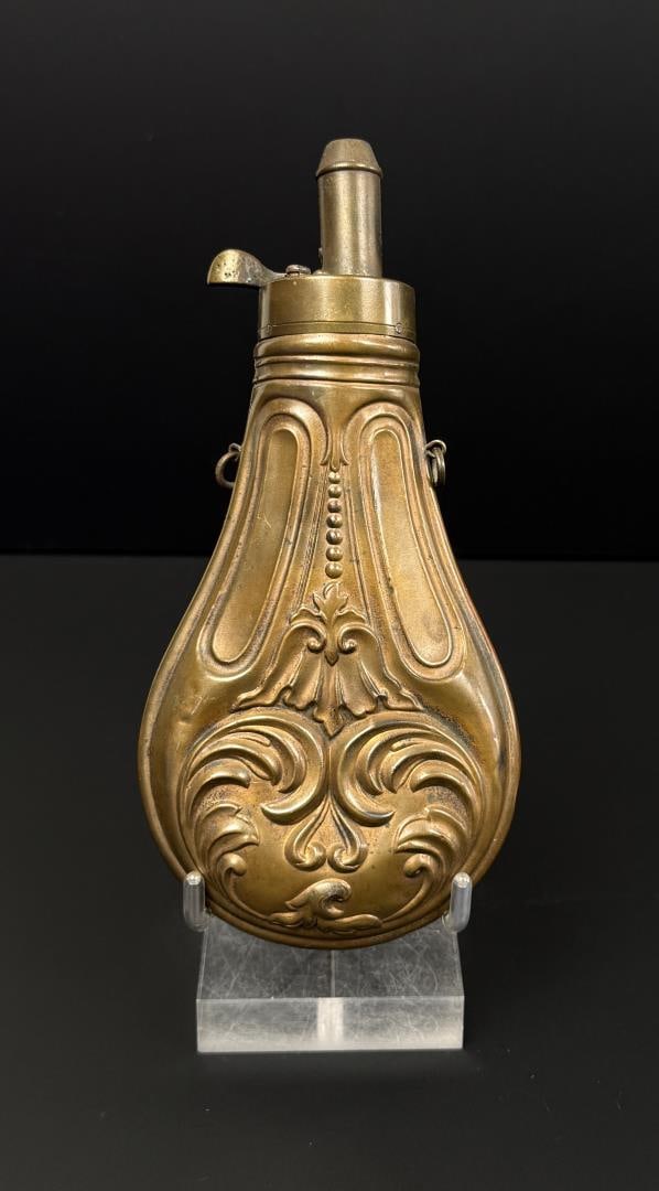 Joseph Capewell Riling 503 Brass Powder Flask (1 of 9)
