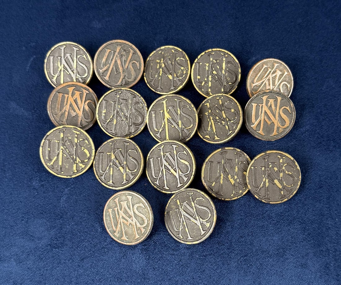 WWI WW1 US National Army Collar Discs (1 of 4)