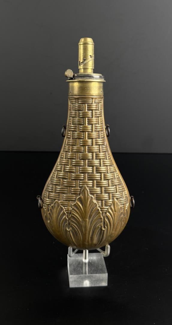 James Dixon & Sons Brass Powder Flask (1 of 4)