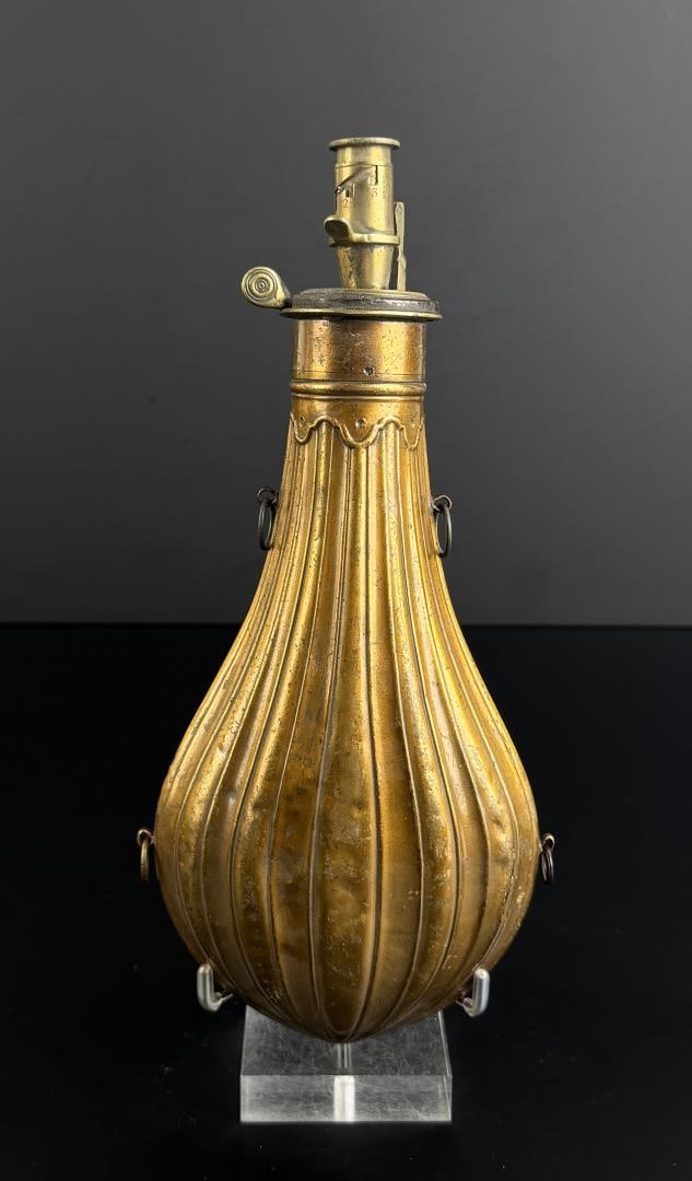 James Dixon & Sons Brass Powder Flask (1 of 6)