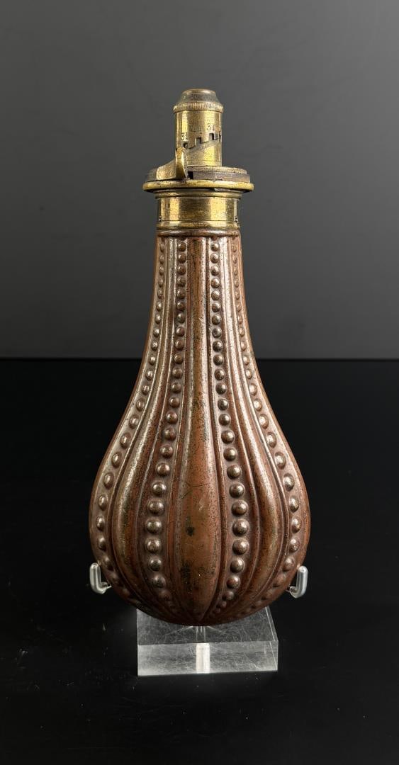 James Dixon & Sons Brass Powder Flask (1 of 5)