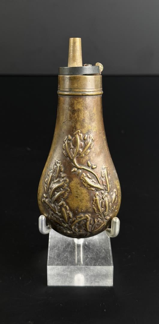 Brass Pistol Pocket Powder Flask (1 of 3)