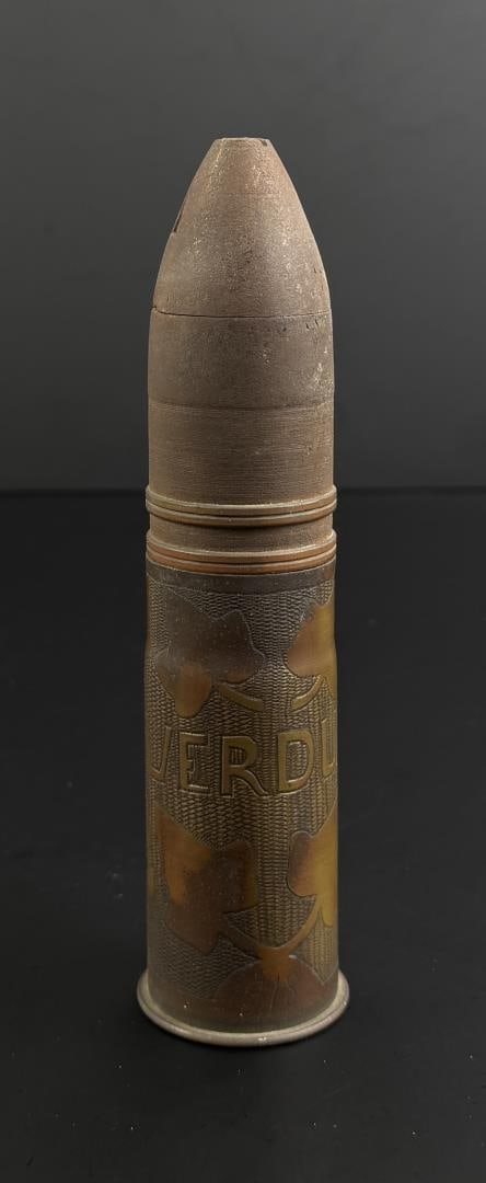 Trench Art WW1 WWI 37mm 1lb Anti Tank Round Shell (1 of 8)