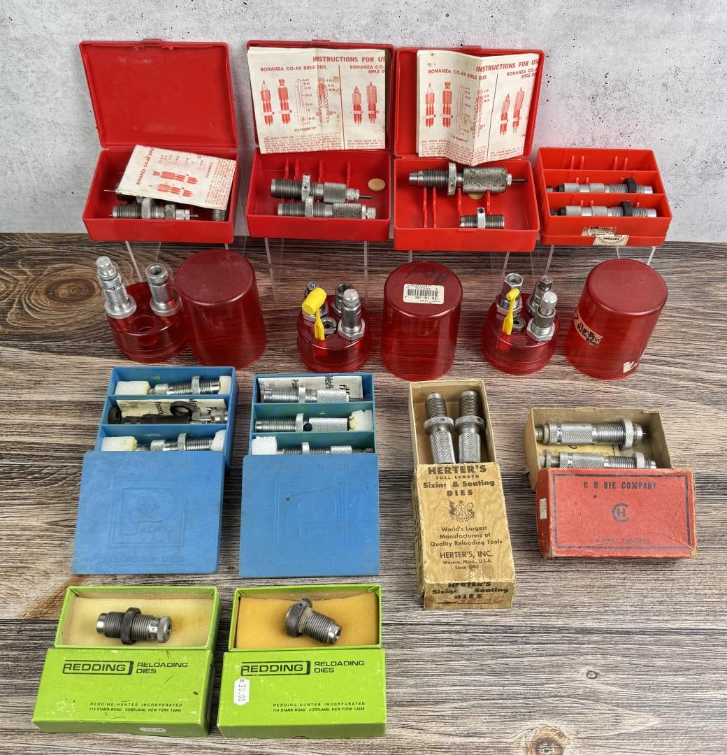 Collection of Assorted Reloading Dies: Nice grouping.