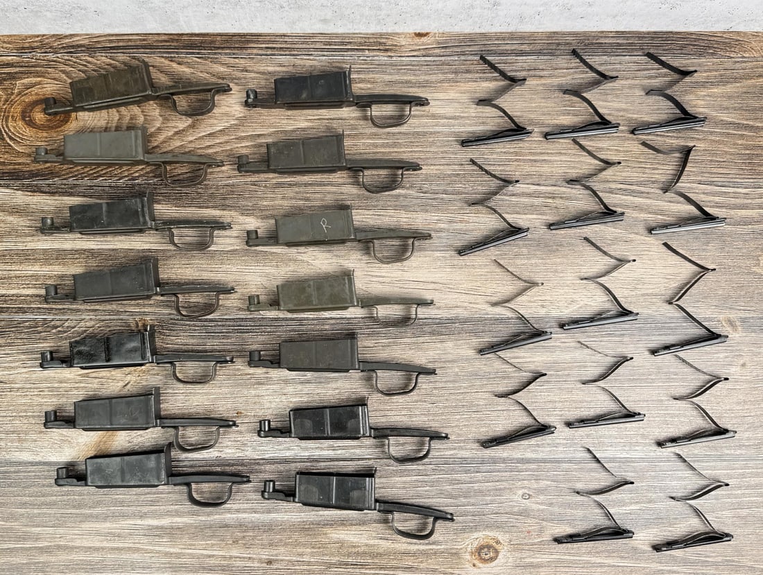 Springfield 1903 1903a3 Stamped Trigger Guards: They also come with the springs and followers. 11 are marked "R", the rest are unmarked.