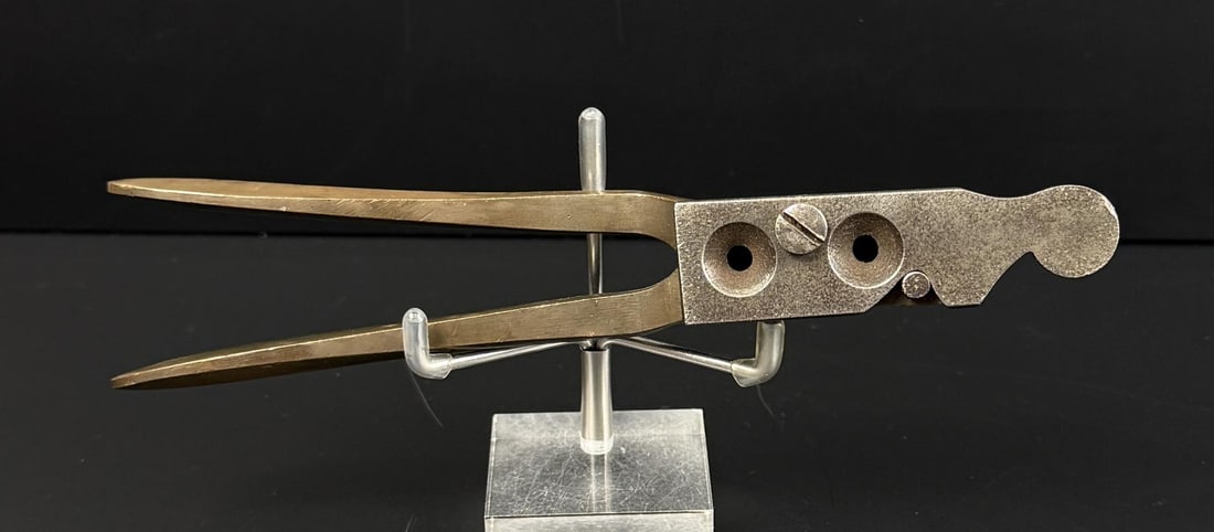 Civil War Deane & Adams Brass Bullet Mold: .54 bore, .442 caliber. Used for the Tranter revolver, the type heavily imported by the Confederate States during the Civil War.