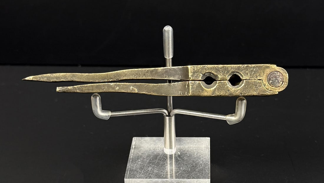 Civil War Colt Navy .36 Cal Brass Bullet Mold (1 of 5)