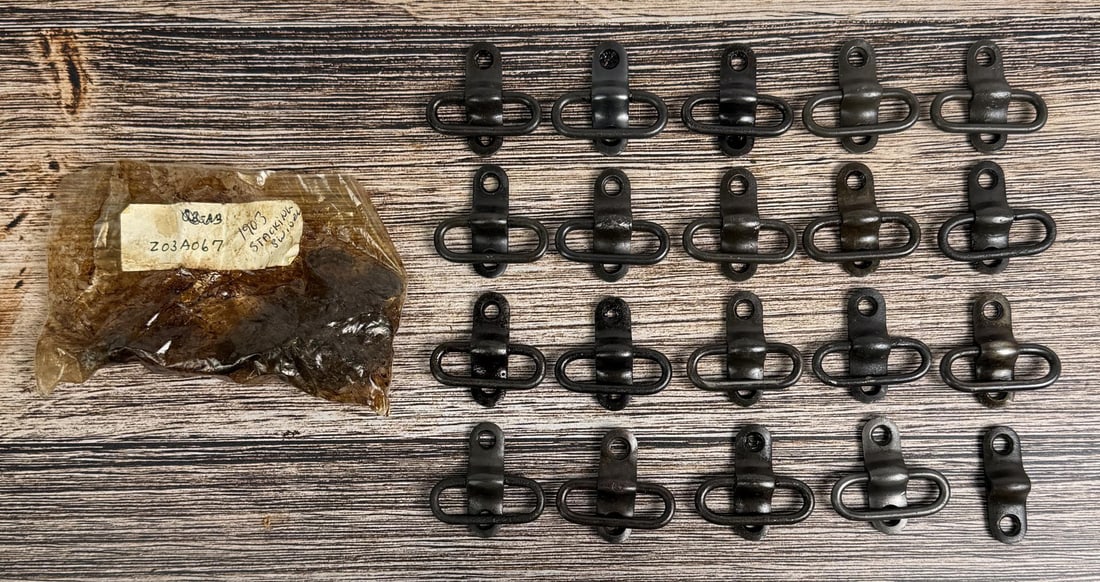 Milled Blued Springfield 1903 1903a3 Sling Swivels (1 of 6)