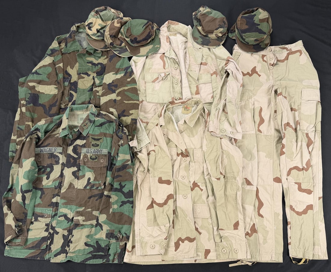 Collection of Desert Storm US Army Uniforms (1 of 16)