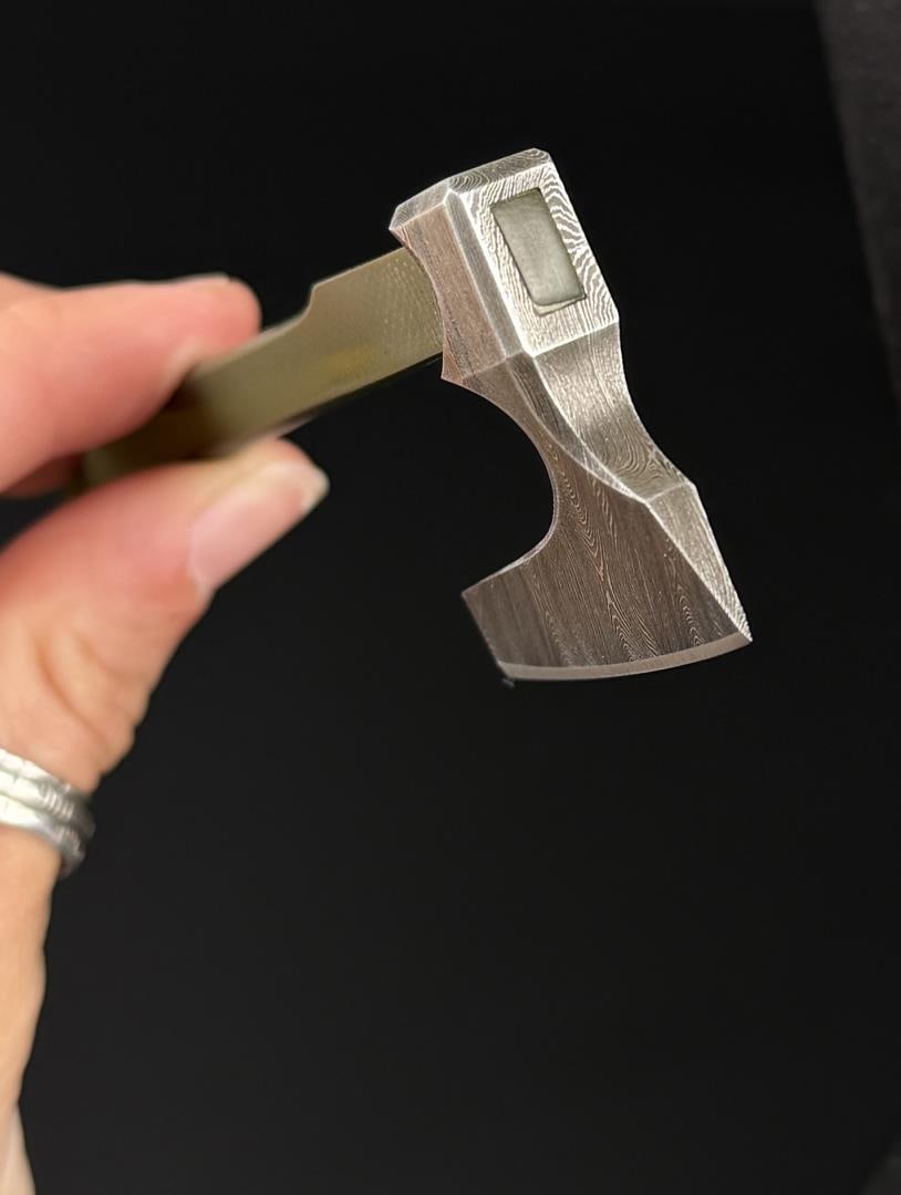 Olamic Bearded Miniature Pocket Axe - 4