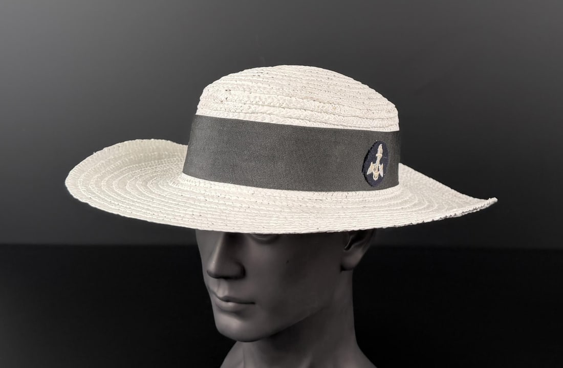 WW2 US Navy WAVES Straw Hat (1 of 5)