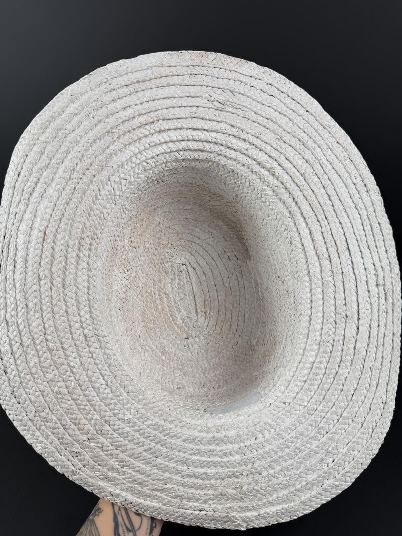 WW2 US Navy WAVES Straw Hat - 4