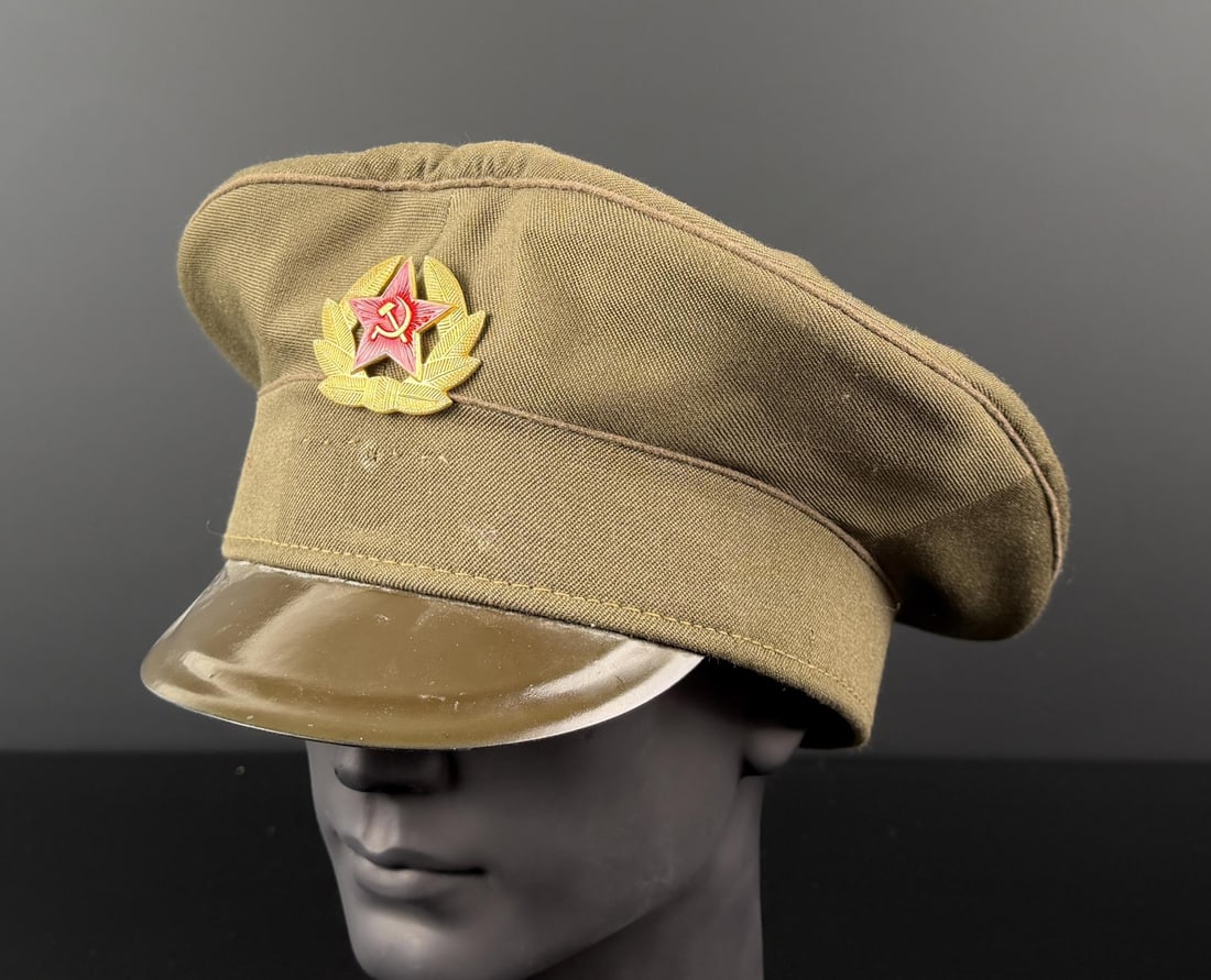 Soviet Russian Visor Cap Hat: Size 57