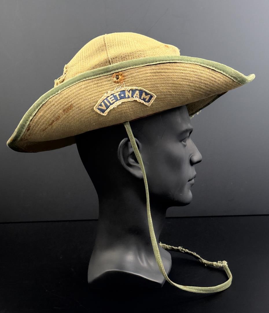 Vietnam War US Army MACV Advisor Boonie Hat: Size 57. Missing the side snap.