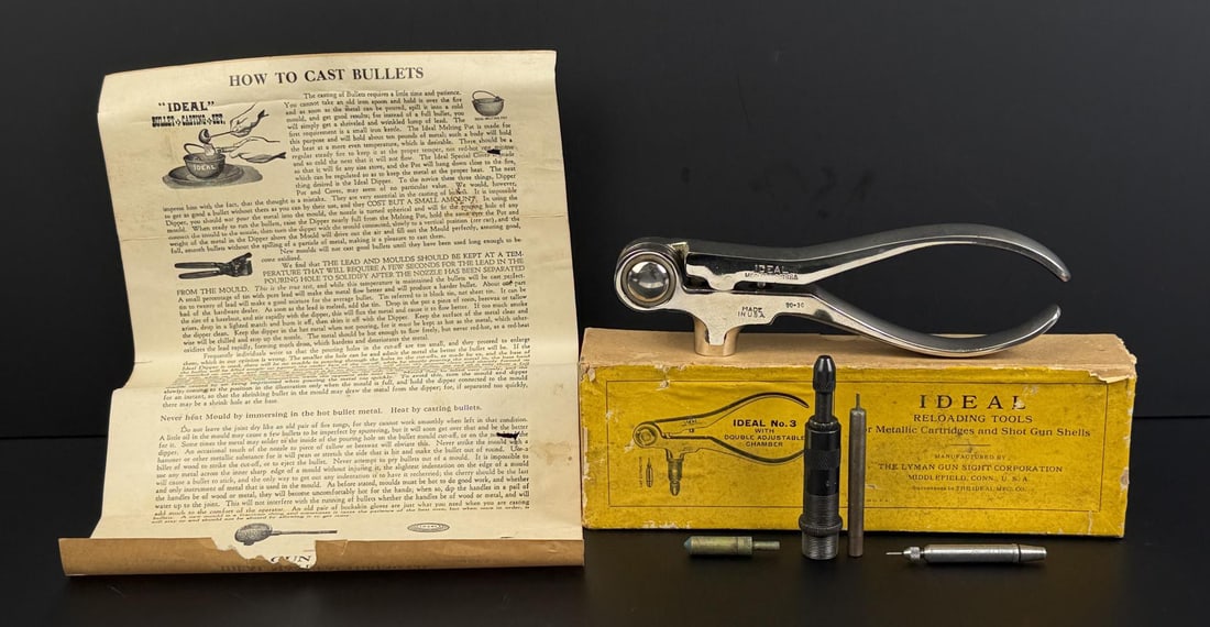 Ideal No 3 Bullet 30-30 Reloading Tool with Box (1 of 8)