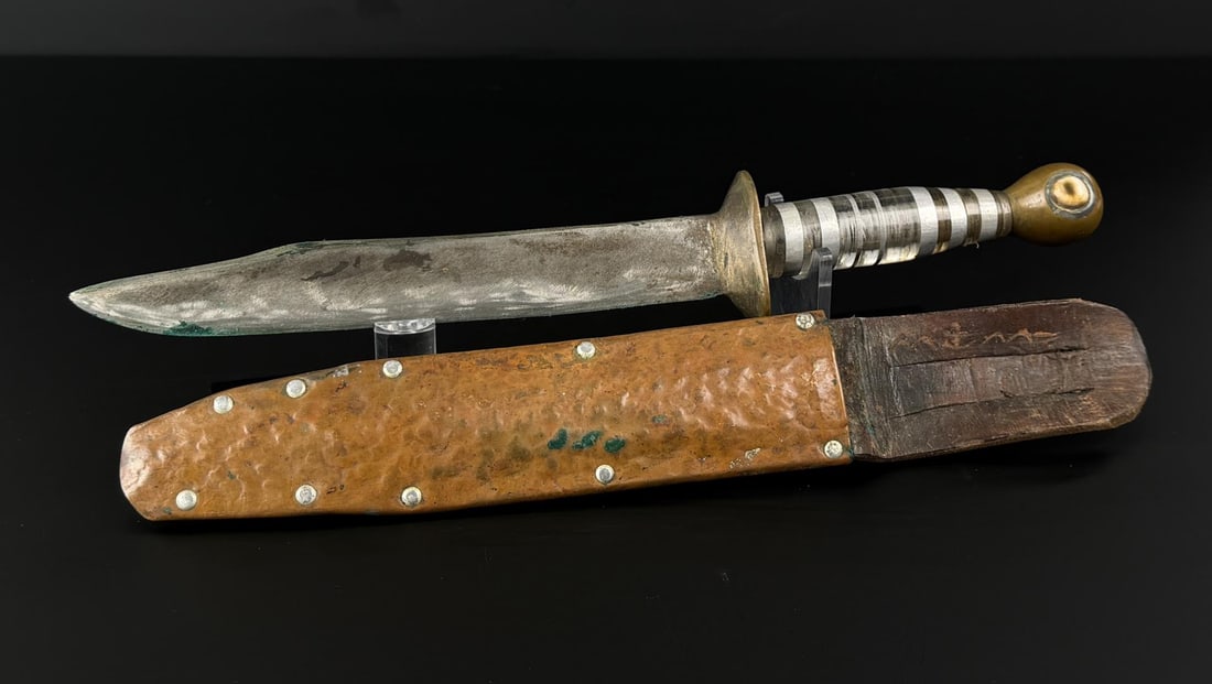 WW2 Theater Made Bowie Fighting Knife (1 of 6)