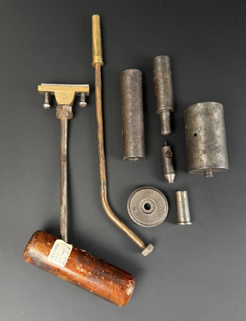 Antique Winchester Bullet Reloading Tools: Nice grouping