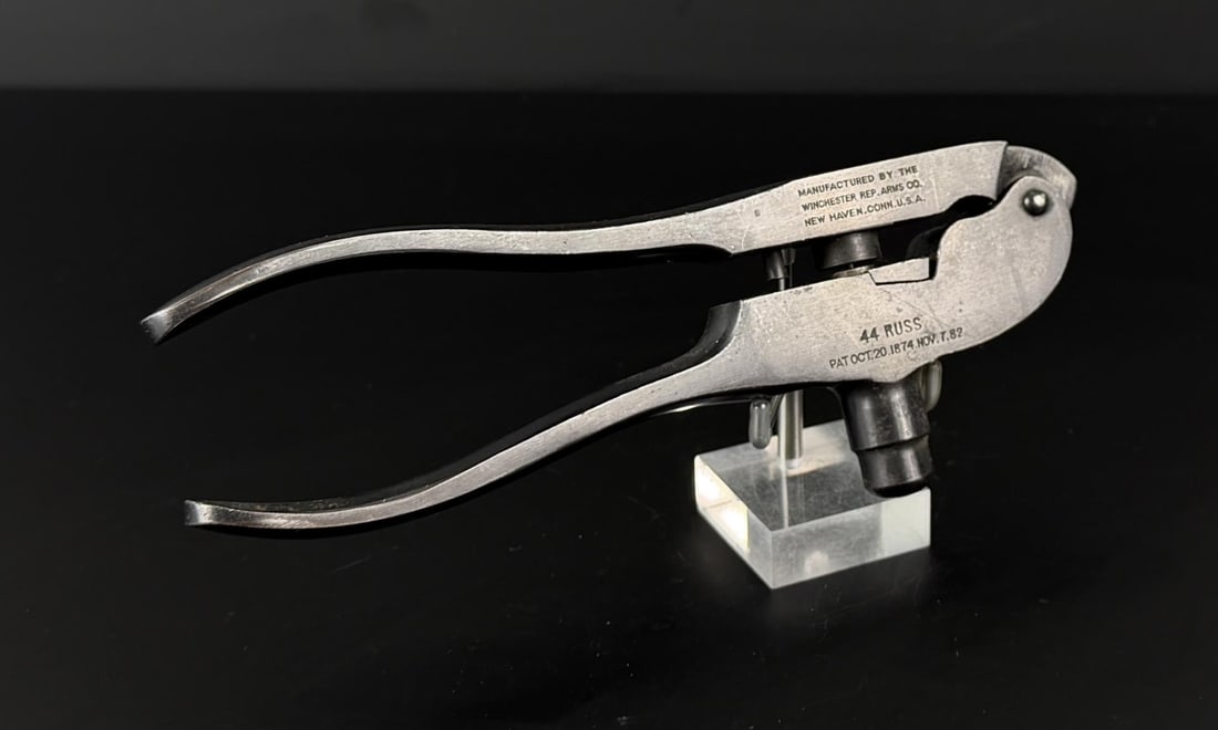 1882 Winchester .44 Russian Reloading Tool: Nice example.