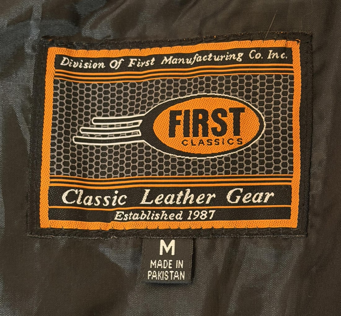 First Classics Leather Motorcycle Vest - 5