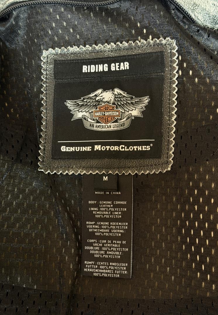 Harley Davidson Leather Motorcycle Jacket - 7