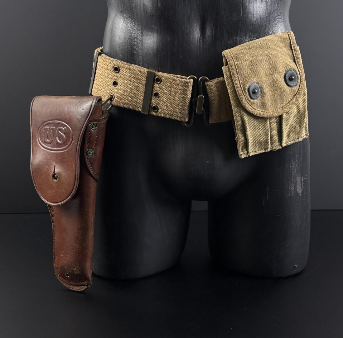 WWI WW1 Mills Colt 1911 Pistol Belt (1 of 6)