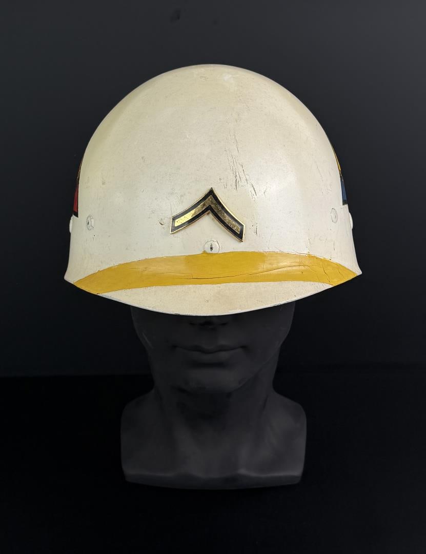 Korean War Painted M1 Helmet Liner (1 of 8)