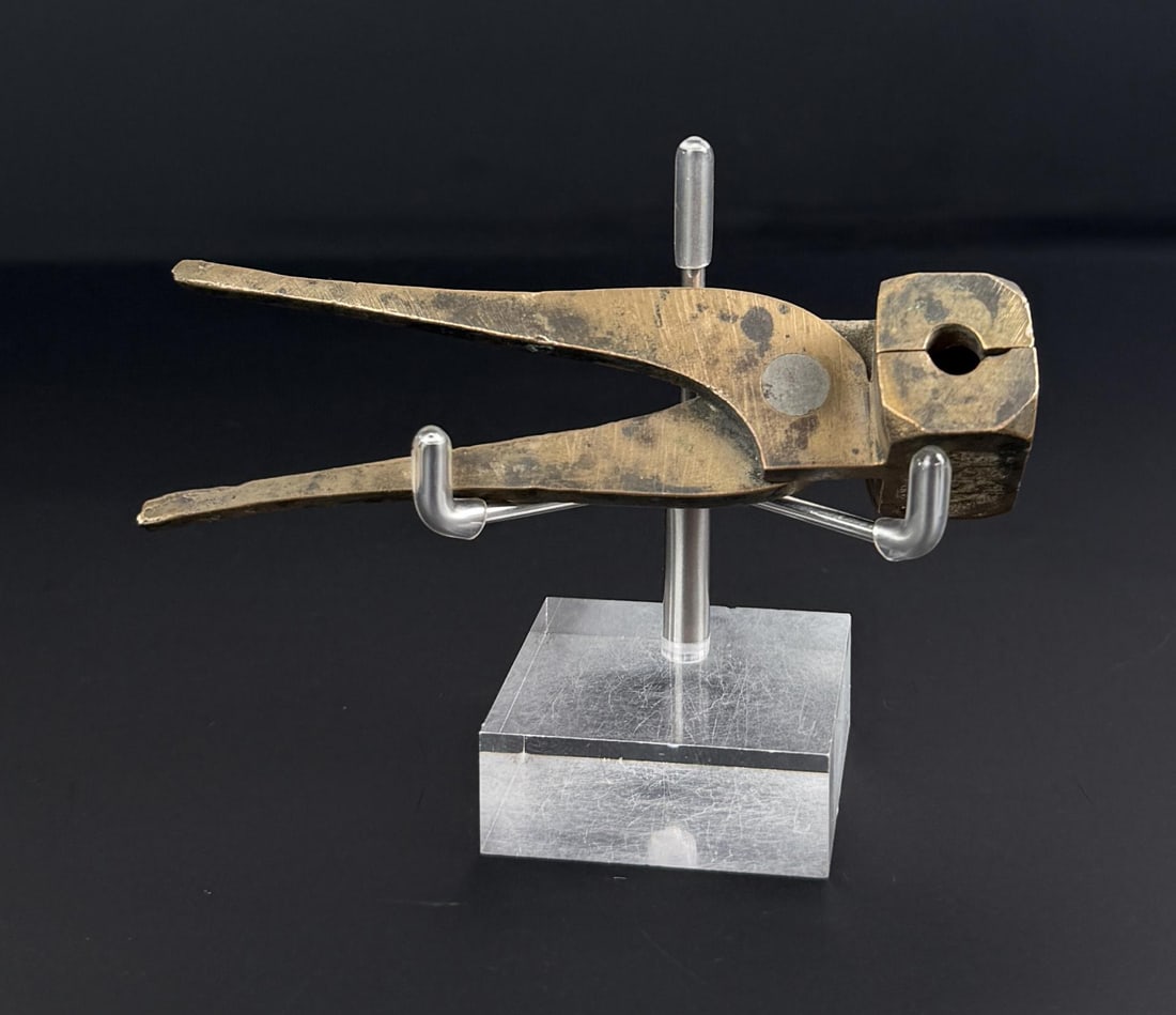 Civil War Brass .40 Caliber Bullet Mold (1 of 5)