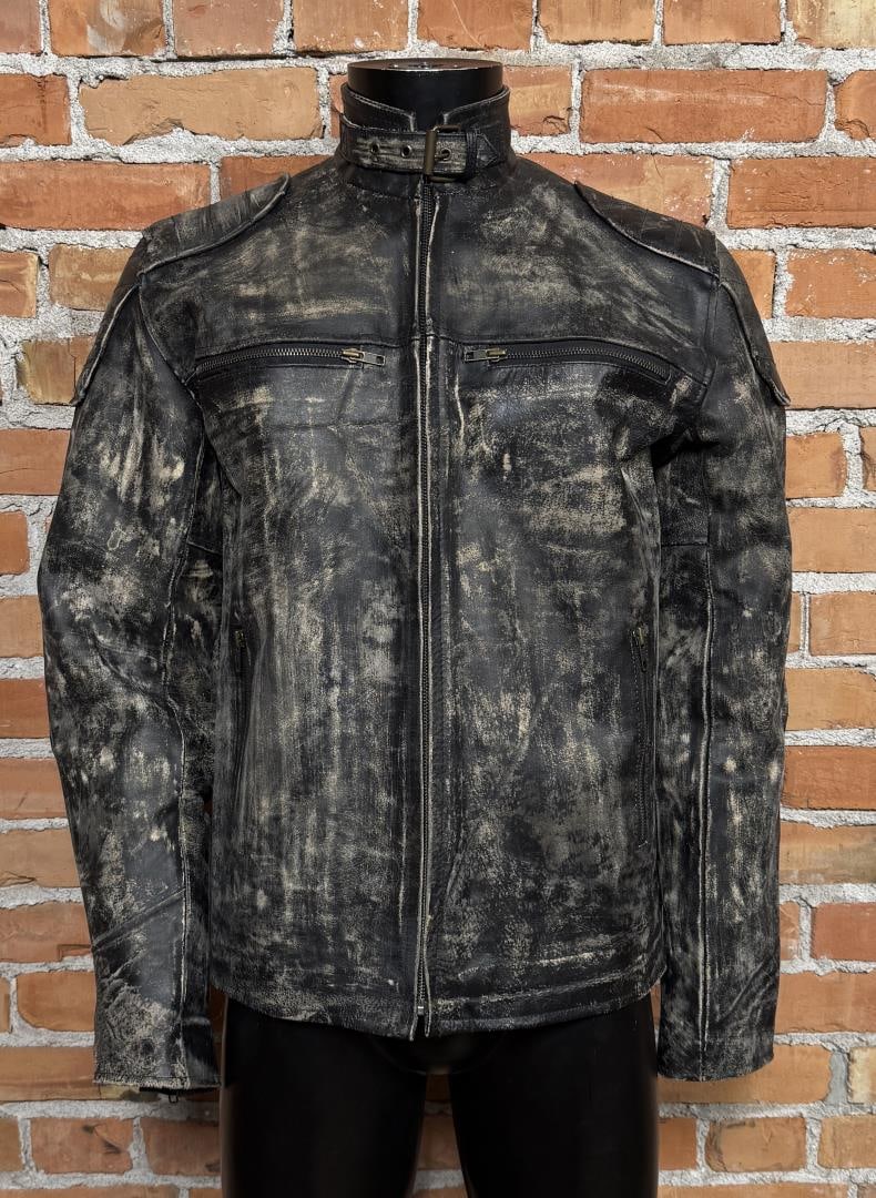 Vintage Real Leather Motorcycle Jacket (1 of 6)