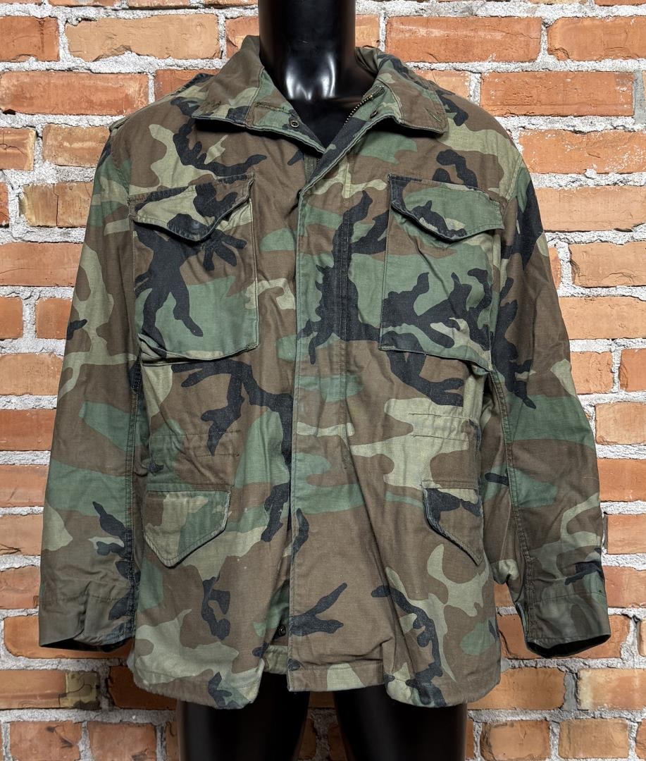 Alpha Industries Cold Weather Camo Field Coat: Camouflage. Made in 2001. Size Large Regular.