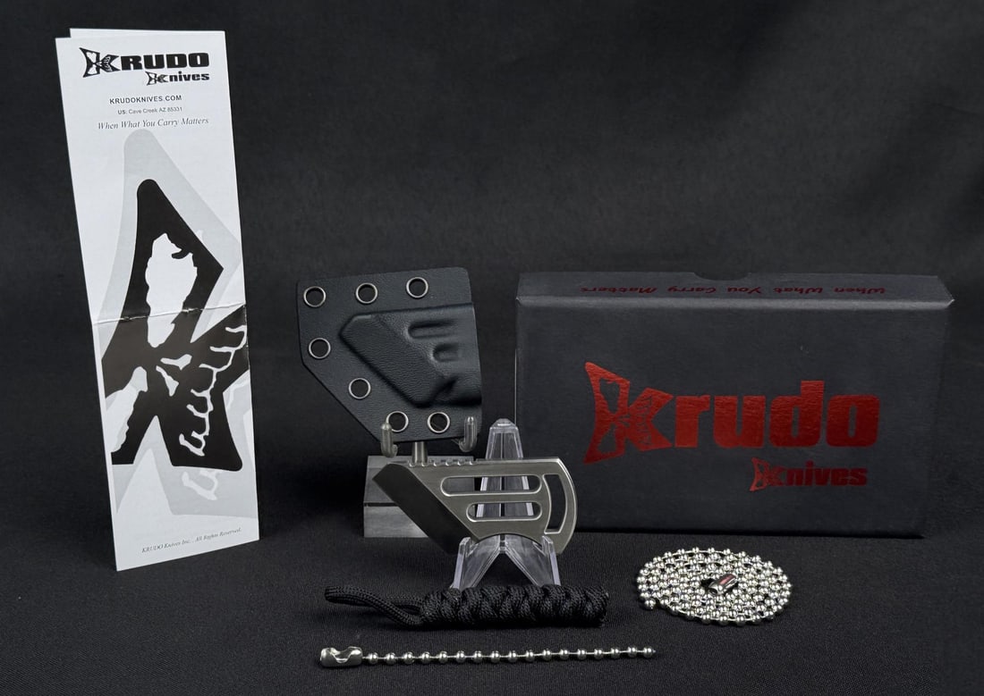 Krudo Flea DT Knife: New in box.