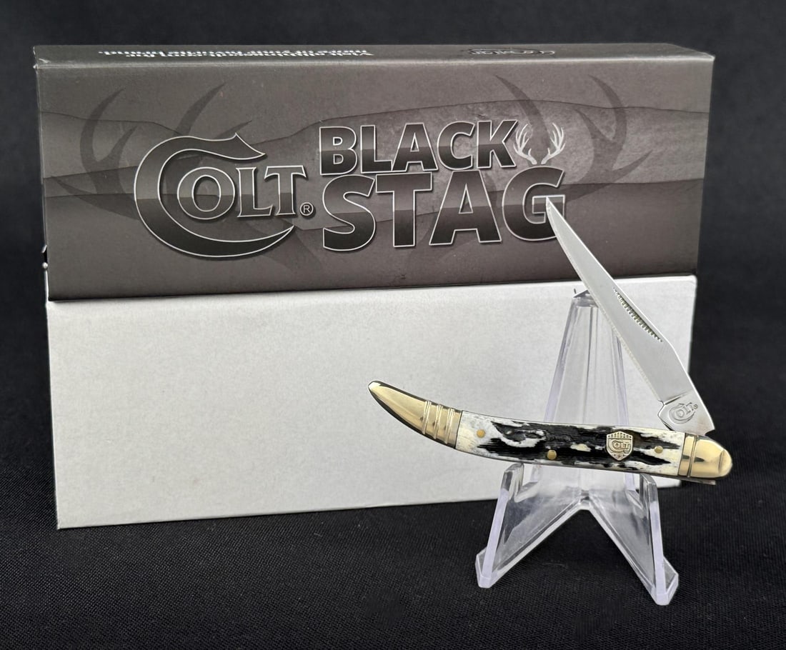 Colt CT250 Black Stag Pocket Knife (1 of 6)